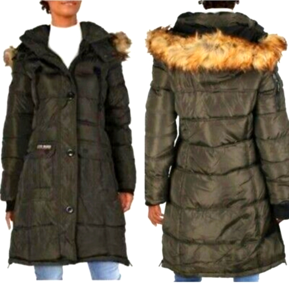 NWOT Women’s Steve Madden Faux Fur Heavy Duty Puffer (Size M)
